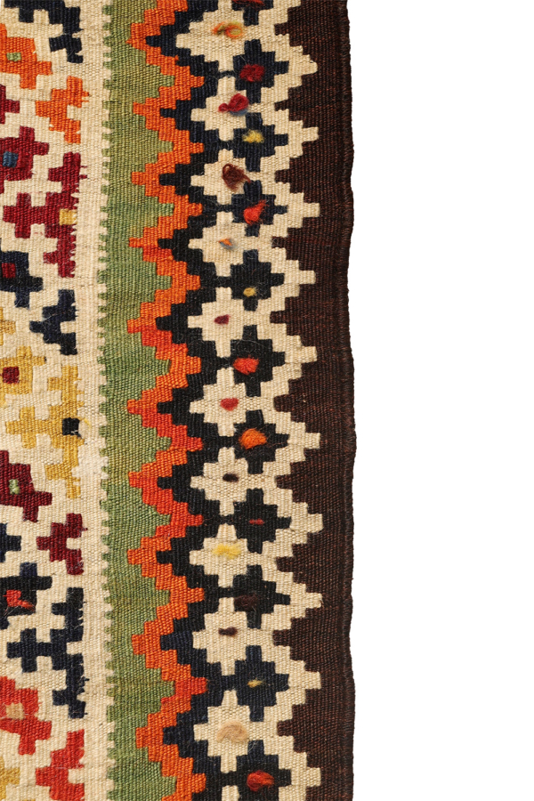 Antique Qashqai kilim from Iran. 293x162 cms - Image 8