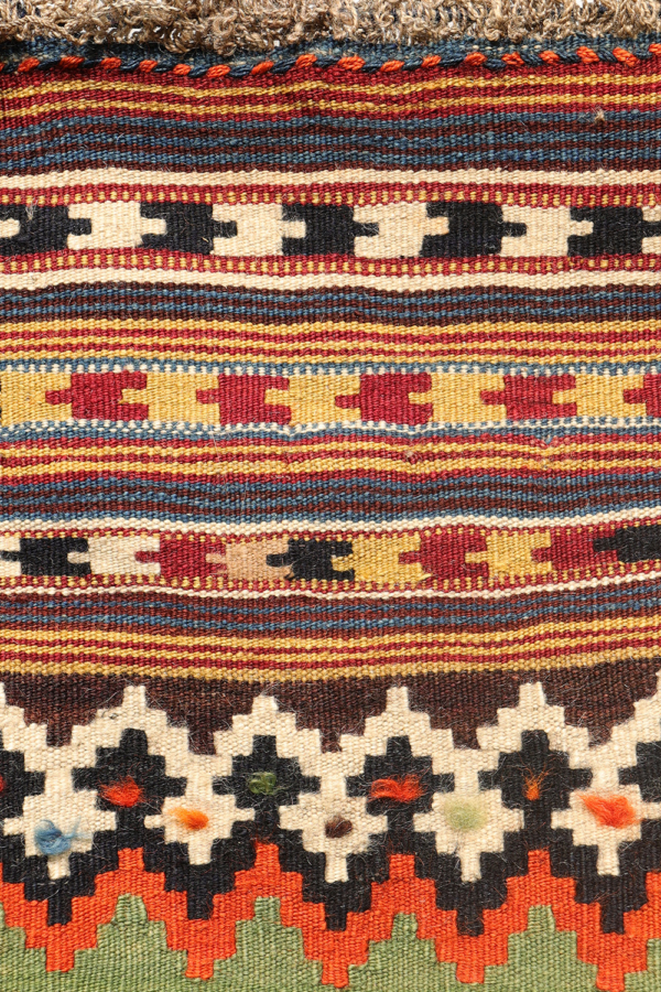 Antique Qashqai kilim from Iran. 293x162 cms - Image 9