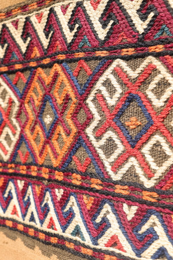 Antique Shahsavan sofreh runner from Iran. 263x60 - Image 4