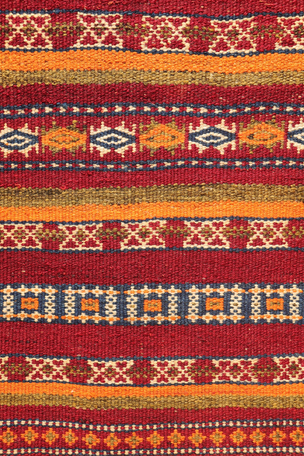 Kilim semi antiguo Shaffi Baluch de Afganistán. 243x110 cms - Imagen 4