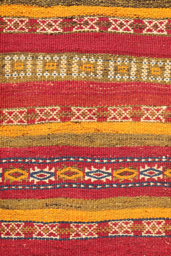 Kilim semi antiguo Shaffi Baluch de Afganistán. 243x110 cms - Imagen 6