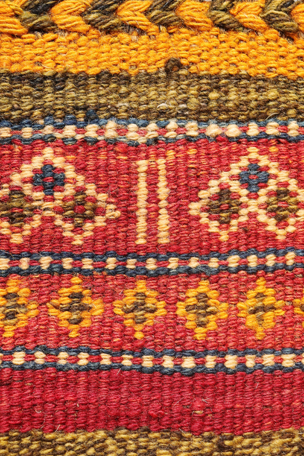 Kilim semi antiguo Shaffi Baluch de Afganistán. 243x110 cms - Imagen 7