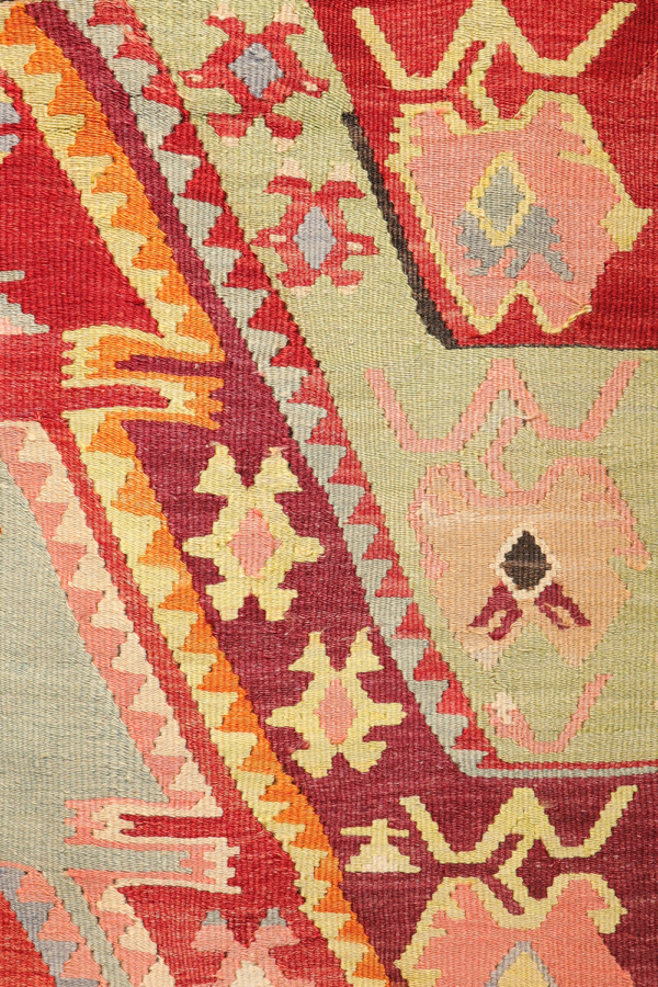 Kilim semi-antiguo de Kandira, Turquía. 298x198 cms - Imagen 6