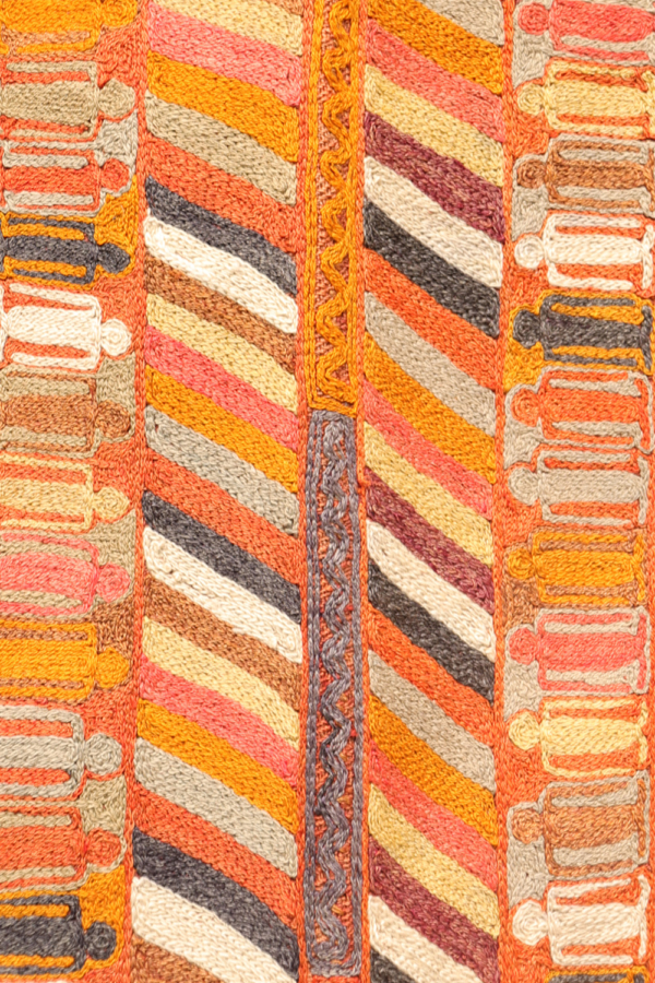 Semi-antique Marsh Arabs kilim from Iraq. 285x161 cms - Image 5