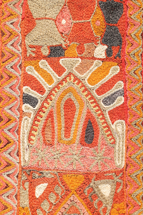 Semi-antique Marsh Arabs kilim from Iraq. 285x161 cms - Image 6