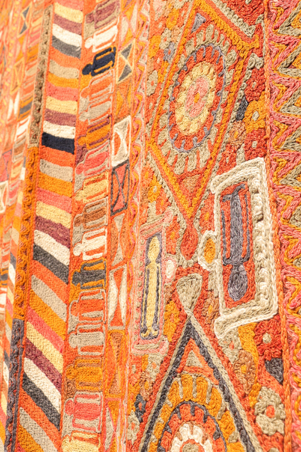 Semi-antique Marsh Arabs kilim from Iraq. 285x161 cms - Image 8