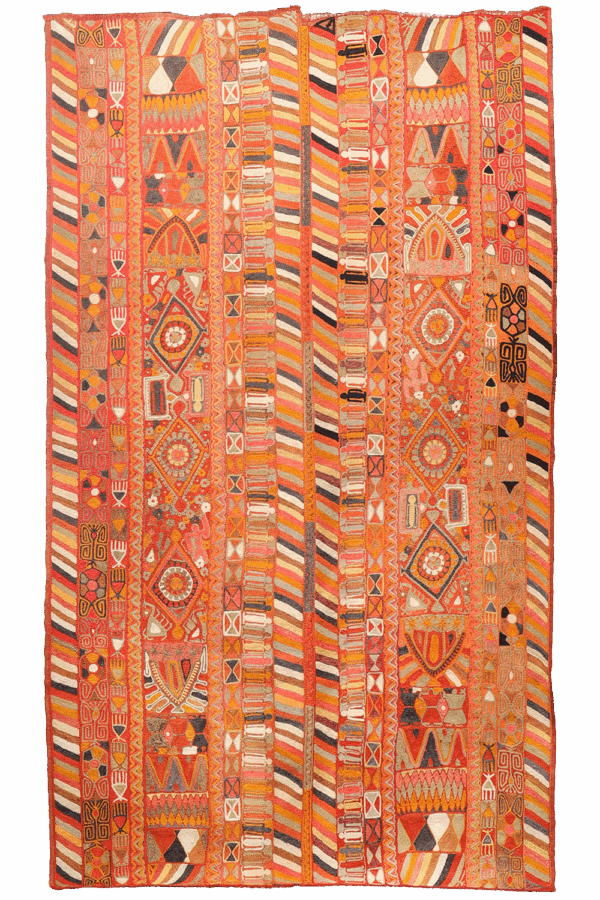 Semi-antique Marsh Arabs kilim from Iraq. 285x161 cms - Image 10