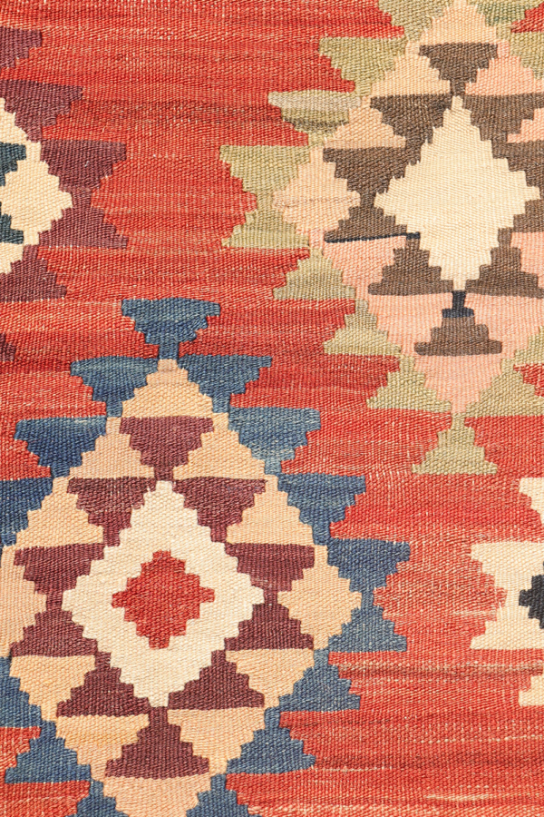 Vintage Qashqai kilim from Iran. 289x105 cms - Image 5