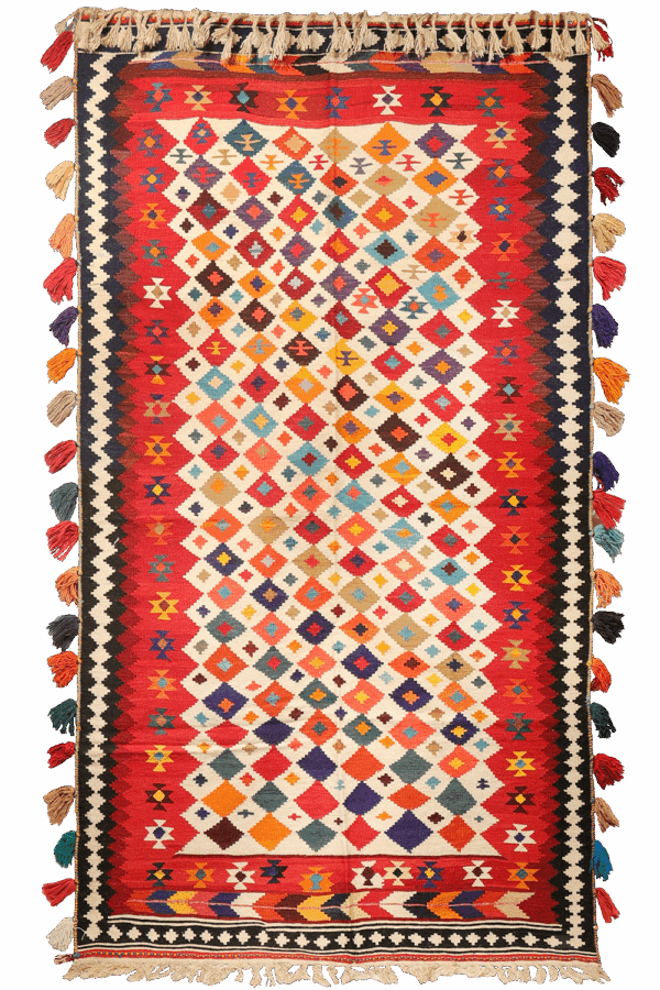Kilim vintage Qashqai, Irán. 283x161 cms - Imagen 8