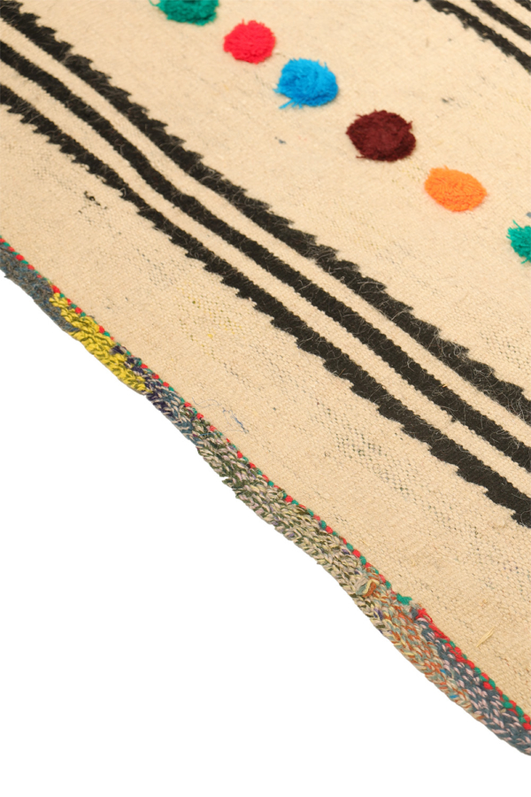 Kilim vintage de pasillo Qashqai, Irán. 346x83 cms - Imagen 7