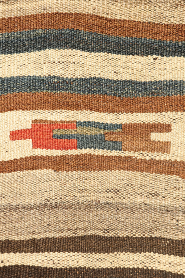 Antique Qashqai kilim from Iran. 288x158 - Image 6