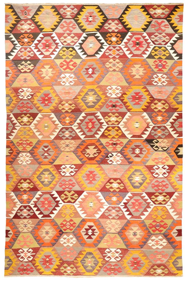 Kilim vintage de Tavas, Turquía. 285x183 cms - Imagen 2