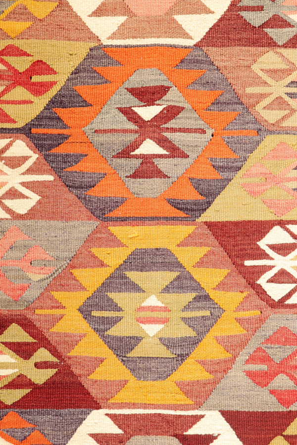 Kilim vintage de Tavas, Turquía. 285x183 cms - Imagen 4