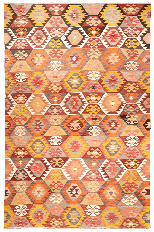 Kilim vintage de Tavas, Turquía. 285x183 cms - Imagen 9