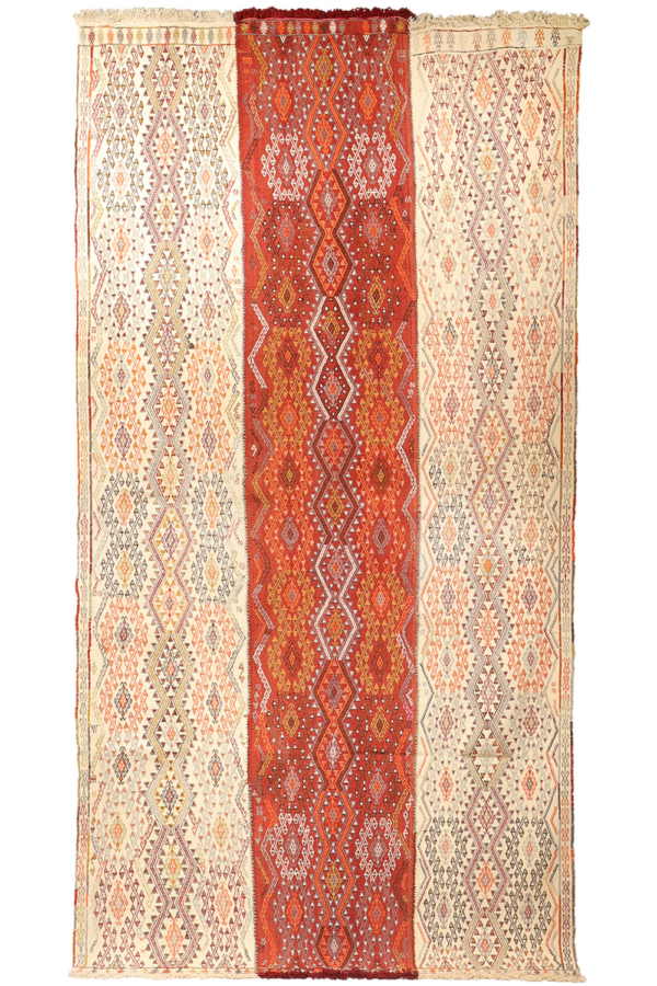Kilim semi antiguo de Elbistan, Turquía. 298x150 cms - Imagen 2