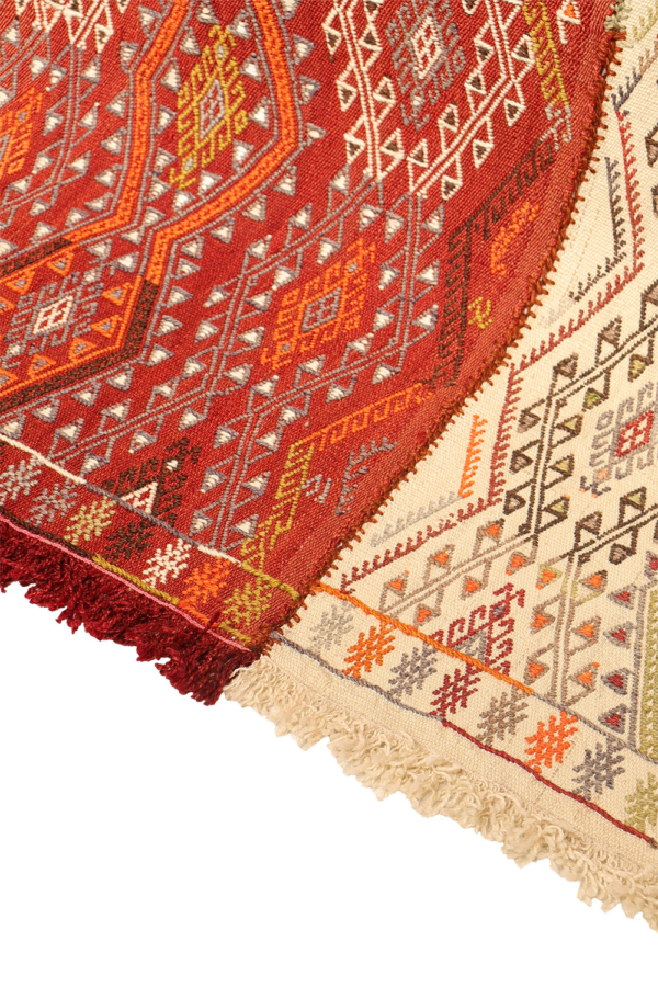 Kilim semi antiguo de Elbistan, Turquía. 298x150 cms - Imagen 9