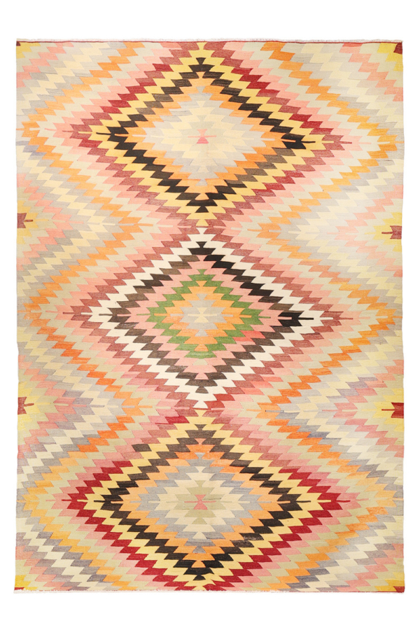 Kilim vintage de Denizli, Turquía. 285x202 cms - Imagen 2