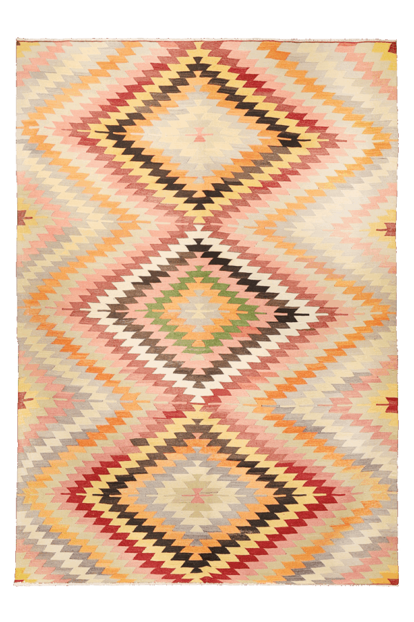 Kilim vintage de Denizli, Turquía. 285x202 cms - Imagen 10