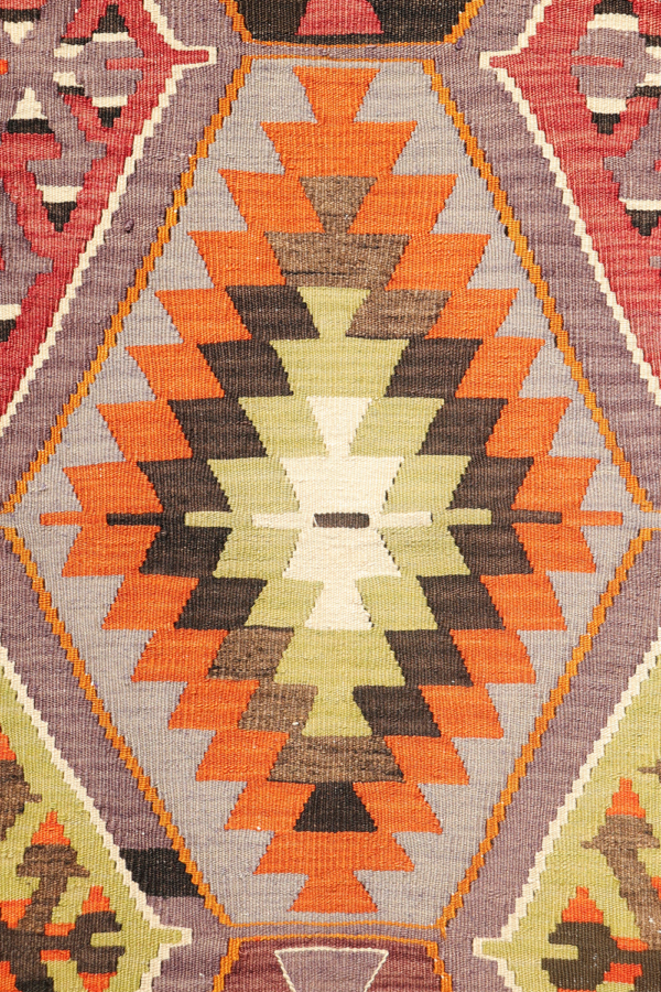 kilim semi antiguo de pasillo de Salihi, Turquía. 292x87 cms - Imagen 4