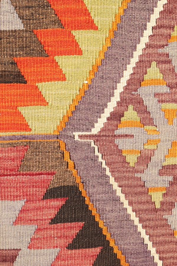 kilim semi antiguo de pasillo de Salihi, Turquía. 292x87 cms - Imagen 5