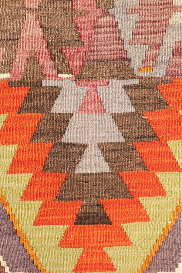 kilim semi antiguo de pasillo de Salihi, Turquía. 292x87 cms - Imagen 6
