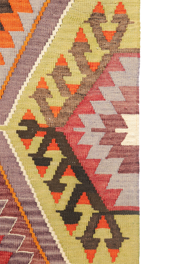kilim semi antiguo de pasillo de Salihi, Turquía. 292x87 cms - Imagen 8