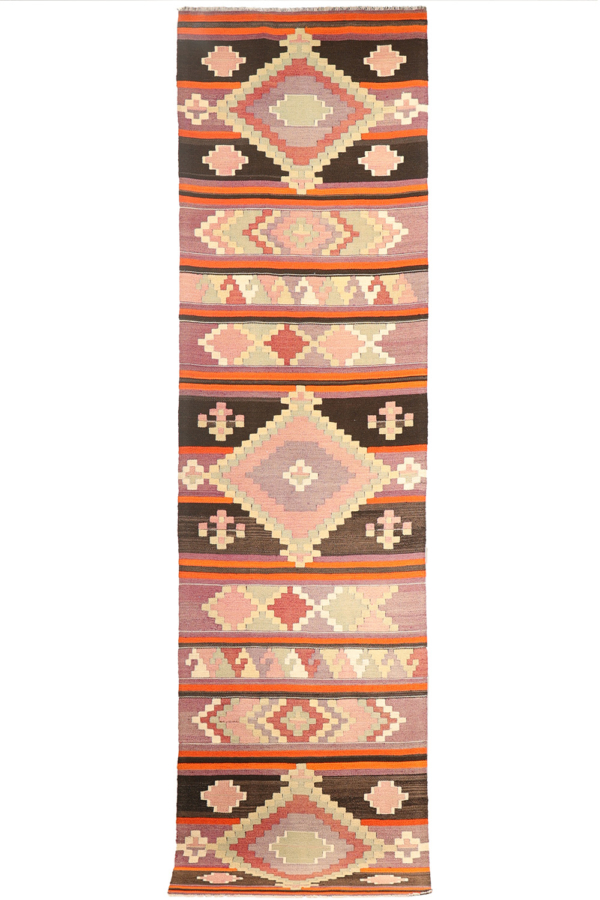 Kilim vintage de pasillo de Acipayam, Turquía. 305x84 cms - Imagen 2