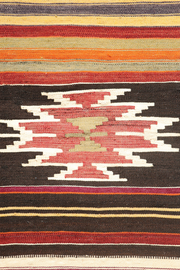 Vintage Acipayam kilim runner from Turkey. 243x70 cms - Image 4