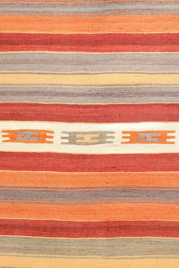 Semi-antique Acipayam kilim from Turkey. 247x60 cms - Image 3