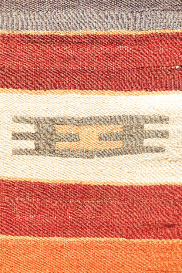 Semi-antique Acipayam kilim from Turkey. 247x60 cms - Image 4