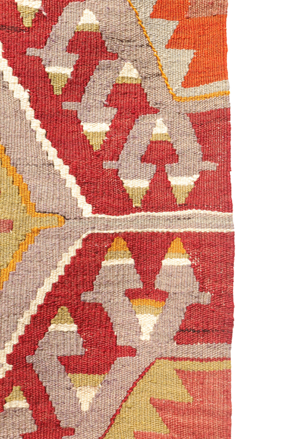 Kilim semi-antiguo de Salihli, Turquía. 292x85 cms - Imagen 8