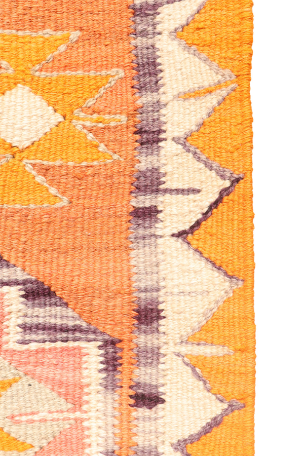 Vintage Herki Kurdish runner from Iraq. 300x87 cms - Image 9