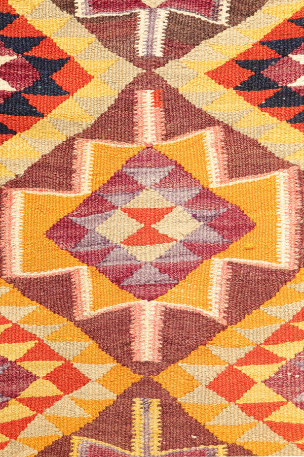 Vintage Herki Kurdish runner from Iraq. 270x88 cms - Image 4