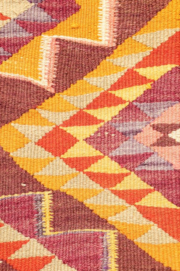 Vintage Herki Kurdish runner from Iraq. 270x88 cms - Image 6