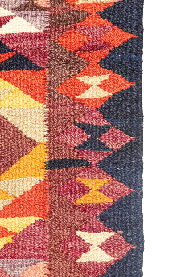 Vintage Herki Kurdish runner from Iraq. 270x88 cms - Image 7