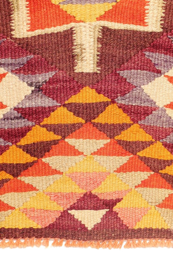 Vintage Herki Kurdish runner from Iraq. 270x88 cms - Image 8