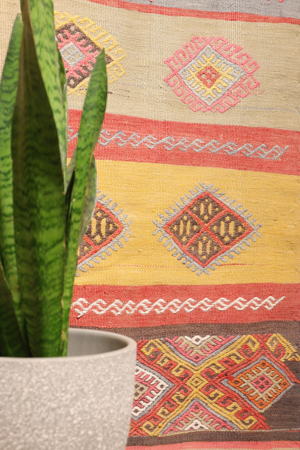 Semi-antique Corum kilim from Turkey. 230x155 cms - Image 3