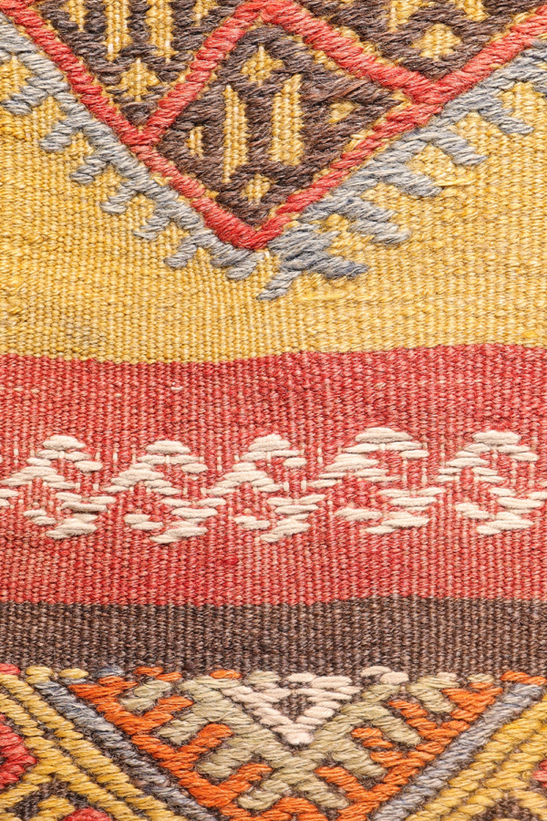 Semi-antique Corum kilim from Turkey. 230x155 cms - Image 5