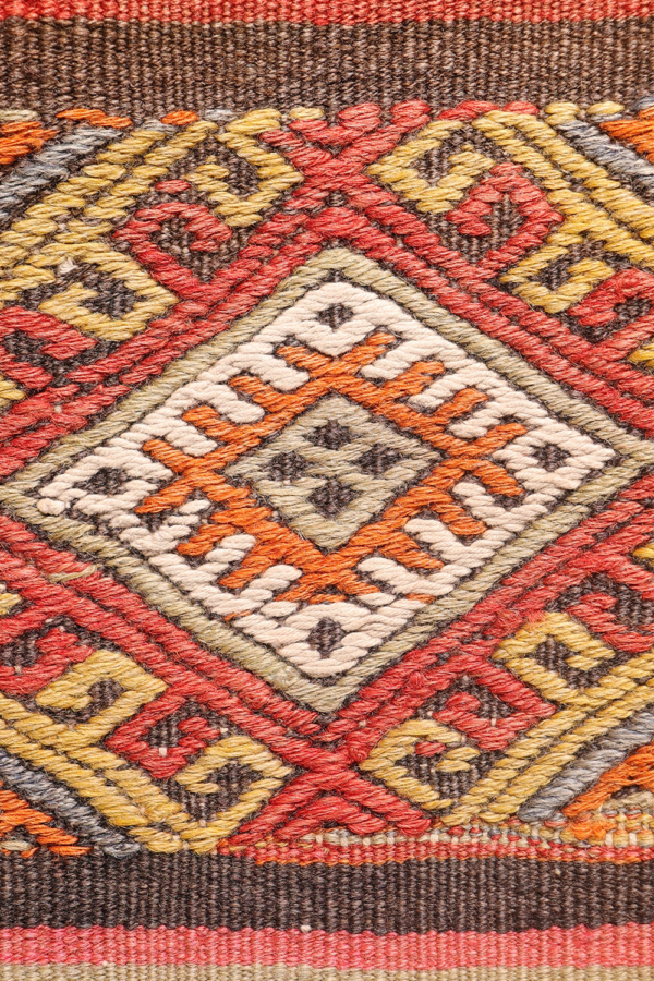 Semi-antique Corum kilim from Turkey. 230x155 cms - Image 6