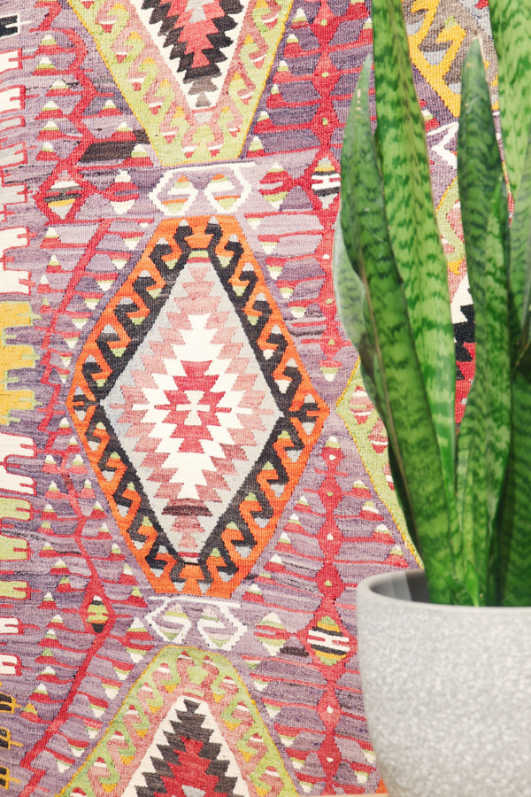 kilim vintage de Denizli, Turquía. 300x188 cms - Imagen 3