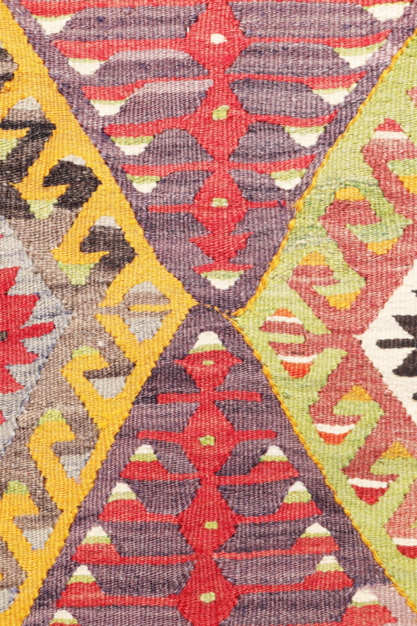 kilim vintage de Denizli, Turquía. 300x188 cms - Imagen 4