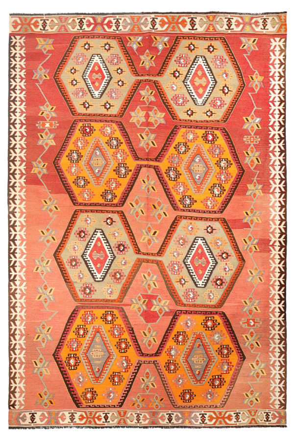 Kilim vintage de Mut, Turquía. 280x184 cms - Imagen 2