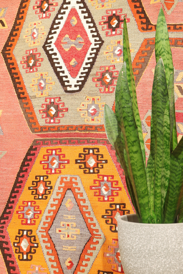 Kilim vintage de Mut, Turquía. 280x184 cms - Imagen 3