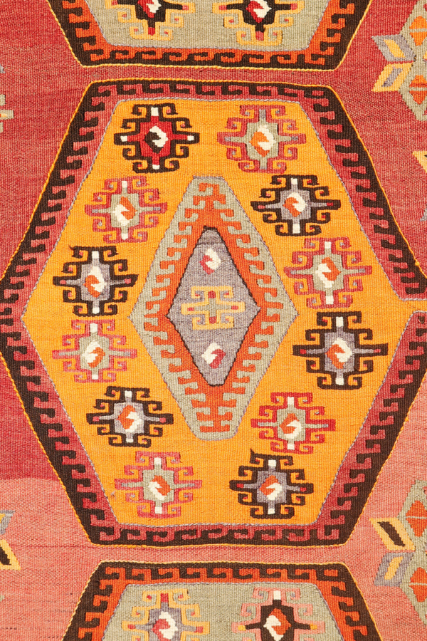 Kilim vintage de Mut, Turquía. 280x184 cms - Imagen 4