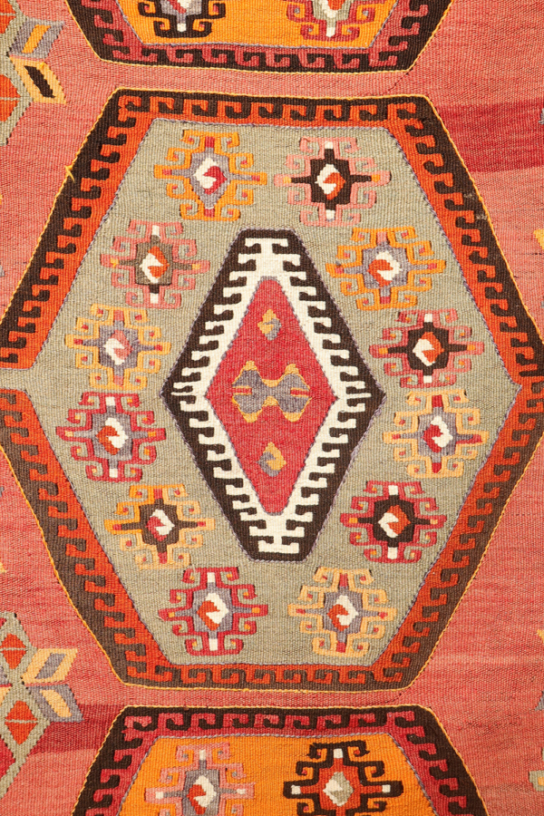 Kilim vintage de Mut, Turquía. 280x184 cms - Imagen 6