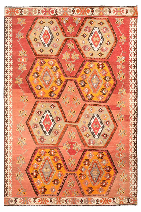 Kilim vintage de Mut, Turquía. 280x184 cms - Imagen 10