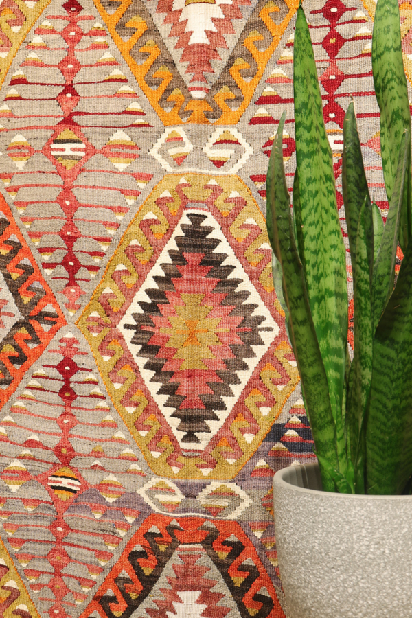 Kilim vintage de Denizli, Turquía. 300x182 cms - Imagen 3