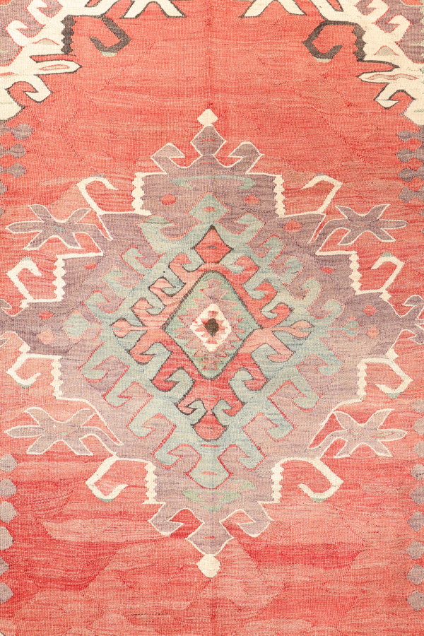 Kilim semi-antiguo de Usak, Turquía. 280x181 cms - Imagen 4