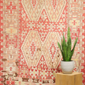 Semi-antique Esme kilim from Turkey. 280x155 cms
