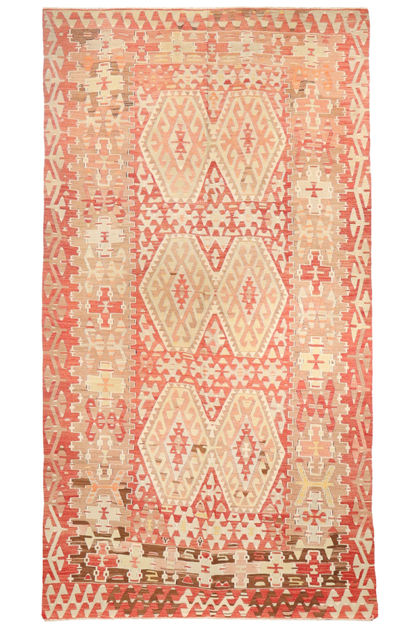 Semi-antique Esme kilim from Turkey. 280x155 cms - Image 2